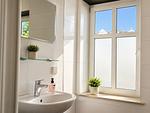Badezimmer - Ferienhaus Am Ufer - Ferienwohnung Strandluft - Top-Hundeurlaub