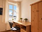 Schlafzimmer - Ferienhaus Am Ufer - Ferienwohnung Strandluft - Top-Hundeurlaub