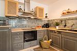 Küche / Küchenzeile - Ferienhaus Am Ufer - Ferienwohnung Strandsand - Top-Hundeurlaub