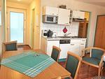 offene Küche - Hafen-Residenz -  Ferienwohnung "Dahlien" - Top-Hundeurlaub