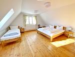 Schlafzimmer - Hofgut Bisdamitz - Ferienhaus "Alte Mühle" - Top-Hundeurlaub