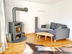 Wohnzimmer - Hofgut Bisdamitz - Ferienhaus "Alte Mühle" - Top-Hundeurlaub