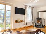 Wohnzimmer - Hofgut Bisdamitz - Ferienhaus "Alte Mühle" - Top-Hundeurlaub