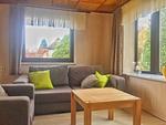Wohnzimmer - Ferienhaus "Min Hütt" - Top-Hundeurlaub