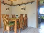 Küche mit Esstisch - Ferienhaus "Min Hütt" - Top-Hundeurlaub
