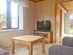 Wohnzimmer - Ferienhaus "Min Hütt" - Top-Hundeurlaub
