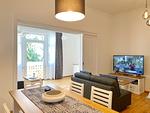 Wohnzimmer - Villa Jenny - Appartement 2 - Top-Hundeurlaub