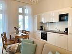 Blick vom Wohnzimmer - Villa Jenny - Appartement 1 - Top-Hundeurlaub
