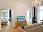 Wohnzimmer - Villa Jenny - Appartement 1 - Top-Hundeurlaub