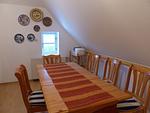 Wohnzimmer mit Esstisch - Im Feriengarten -Ferienwohnung im DG - Top-Hundeurlaub