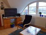 Wohnzimmer - Im Feriengarten -Ferienwohnung im DG - Top-Hundeurlaub