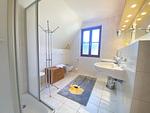 Badezimmer im OG - Ferienhaus am Leuchtturm - Top-Hundeurlaub