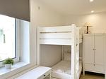 Schlafzimmer 2 mit Stockbett - Groß Stresow - Ferienwohnung  "Vilm", EG links - Top-Hundeurlaub