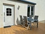 Terrasse - Groß Stresow - Ferienwohnung  "Vilm", EG links - Top-Hundeurlaub