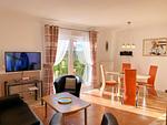 Wohnzimmer - Ferienwohnungen am Hochzeitsberg 3A - Fewo 1 - Top-Hundeurlaub