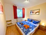Schlafzimmer - Ferienwohnungen am Hochzeitsberg 3A - Fewo 1 - Top-Hundeurlaub