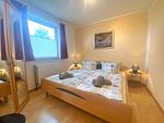 Schlafzimmer - Ferienwohnungen am Hochzeitsberg 3A - Fewo 2 - Top-Hundeurlaub