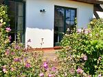 Fassade / Eingang - Groß Stresow - Irmi´s Kate - Ferienhaus und Doppelhaushälfte mit großem Garten - Top-Hundeurlaub