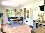 Wohnzimmer - Hofgut Bisdamitz - Ferienhaus Knoff - Top-Hundeurlaub