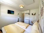 Schlafzimmer - Hofgut Bisdamitz - Ferienhaus Knoff - Top-Hundeurlaub