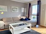 Wohnzimmer - Sassnitz - Haus Victoria B 17, Meeresrauschen - Top-Hundeurlaub