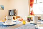 Küche / Küchenzeile - Haus Arkonablick - Fewo 1.04 Dünenblick - Top-Hundeurlaub