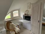 kleiner Arbeitsbereich mit Schreibtisch - Ferienhaus "Heidi´s Reethaus" in Dranske / Goos - Top-Hundeurlaub