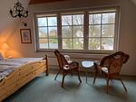 Schlafzimmer groß Seeblick - Ferienhaus "Heidi´s Reethaus" in Dranske / Goos - Top-Hundeurlaub
