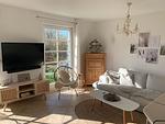 Wohnzimmer - Ferienhaus "Heidi´s Reethaus" in Dranske / Goos - Top-Hundeurlaub