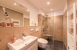 Ferienwohnung Inselsuite Malchow Badezimmer mit Glasdusche - Inselsuite - Top-Hundeurlaub