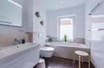 Ferienwohnung Inselzauber in Malchow - Badezimmer mit Badewanne - Inselzauber - Top-Hundeurlaub