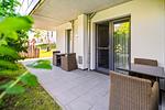 Ferienwohnung Große Strandburg Ostseebad Wustrow ZweiWasser Alte Seefahrtschule - Terrasse - Große Strandburg - Top-Hundeurlaub