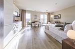 Ferienwohnung Kleiner Strandkorb Ostseebad Wustrow ZweiWasser Alte Seefahrtschule Lichtdurchfluteter Wohnbereich - Kleiner Strandkorb - Top-Hundeurlaub