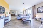 Ferienwohnung Strandliebe Ostseebad Wustrow ZweiWasser Alte Seefahrtschule Gemütliches Wohnzimmer - Strandliebe - Top-Hundeurlaub