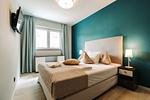 Ferienwohnung Große Strandmuschel Ostseebad Wustrow ZweiWasser Alte Seefahrtschule Schlafzimmer - Große Strandmuschel - Top-Hundeurlaub