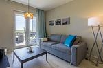 Ferienwohnung Große Strandmuschel Ostseebad Wustrow ZweiWasser Alte Seefahrtschule Wohnbereich - Große Strandmuschel - Top-Hundeurlaub