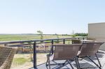 Ferienwohnung Große Strandoase Ostseebad Wustrow ZweiWasser Alte Seefahrtschule Sonne auf dem Balkon - Große Strandoase - Top-Hundeurlaub