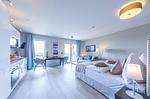 Ferienwohnung Kleine Strandmuschel Ostseebad Wustrow ZweiWasser Alte Seefahrtschule Wohnbereich - Kleine Strandmuschel - Top-Hundeurlaub