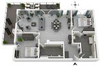 Ferienwohnung Strandnixe Ostseebad Wustrow ZweiWasser Alte Seefahrtschule Grundriss - Strandnixe - Top-Hundeurlaub