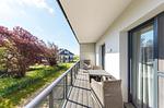 Ferienwohnung Swantovit Ostseebad Wustrow - ZweiWasser Alte Seefahrtschule Balkon - Swantovit - Top-Hundeurlaub