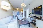 Ferienwohnung Kleine Welle Ostseebad Wustrow - Wohnzimmer mit TV - Kleine Welle - Top-Hundeurlaub