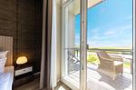 Ferienwohnung Kleine Welle Ostseebad Wustrow - Balkon mit Ausblick - Kleine Welle - Top-Hundeurlaub