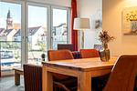 Ferienwohnung Müritzquartier No.13 Hafenresidenz Waren (Müritz) - Wohnzimmer mit Hafenblick - Müritzquartier No.13 - Top-Hundeurlaub