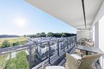 Ferienwohnung Dünenlounge Ostseebad Wustrow ZweiWasser Alte Seefahrtschule Sonne tanken auf dem Balkon - Dünenlounge - Top-Hundeurlaub