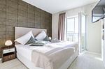 Ferienwohnung Dünenlounge Ostseebad Wustrow ZweiWasser Alte Seefahrtschule Schlafzimmer - Dünenlounge - Top-Hundeurlaub