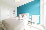 Ferienwohnung Wellenmeer Ostseebad Wustrow ZweiWasser Alte Seefahrtschule Schlafzimmer - Wellenmeer - Top-Hundeurlaub