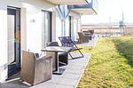 Ferienwohnung Meerduft Ostseebad Wustrow ZweiWasser Alte Seefahrtschule Terrasse für Sonnenstunden - Meerduft - Top-Hundeurlaub