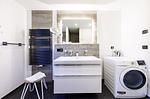 Ferienwohnung Meerduft Ostseebad Wustrow ZweiWasser Alte Seefahrtschule Badezimmer - Meerduft - Top-Hundeurlaub