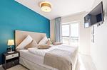 Ferienwohnung Waterkant Ostseebad Wustrow - ZweiWasser Alte Seefahrtschule Schlafzimmer - Waterkant - Top-Hundeurlaub
