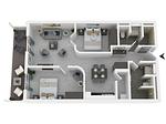 Ferienwohnung Waterkant Ostseebad Wustrow - ZweiWasser Alte Seefahrtschule Grundriss - Waterkant - Top-Hundeurlaub